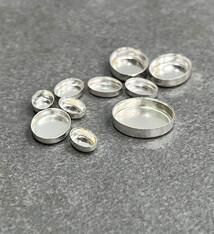 515S = Sterling Silver Oval Bezel Cup