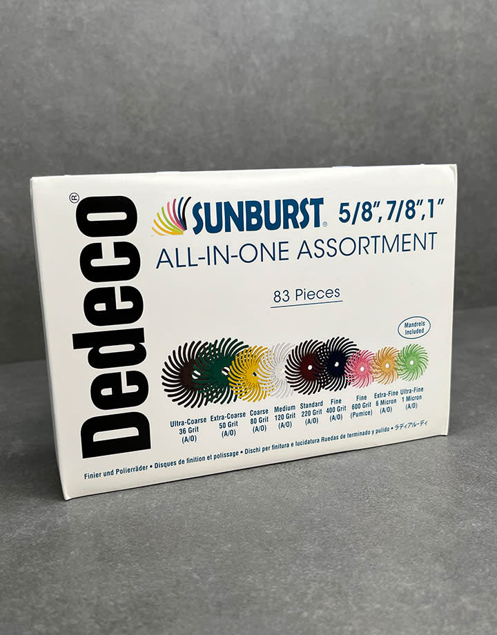 Dedeco ST9120 = Dedeco Radial Discs 5/8", 7/8'', & 1" Kit 83pcs