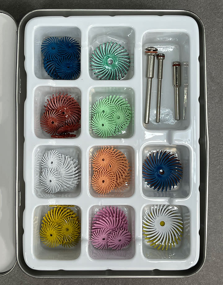 Dedeco ST9120 = Dedeco Radial Discs 5/8", 7/8'', & 1" Kit 83pcs