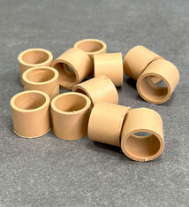 Dedeco ST9847 = Dedeco Sunburst 1/2" Polishing Bands 6 micron grit (12pcs)