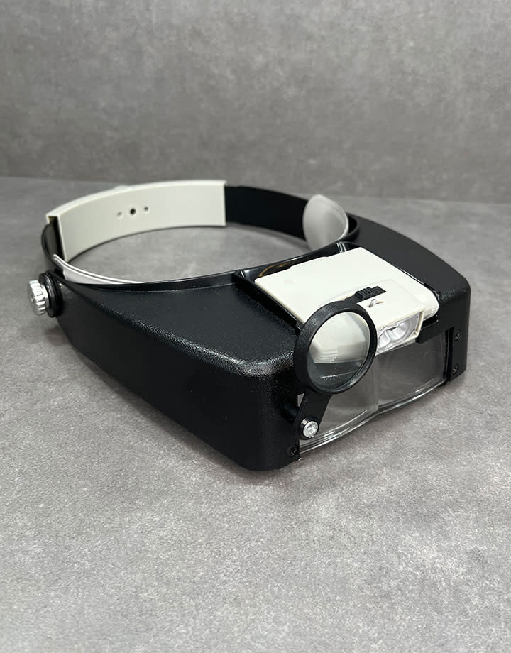 EL9950 = Economy Headband Magnifier with Dual Lenses & LED Light