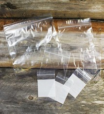 Recloseable Plastic Bags (Choose Size)