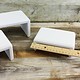 DIS6516 = White Leatherette Riser Set of 3pcs