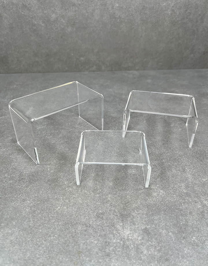 DIS9101 = ACRYLIC RISERS SET of 3 SMALL