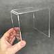 DIS9103 = ACRYLIC RISERS SET OF 5 SQUARE