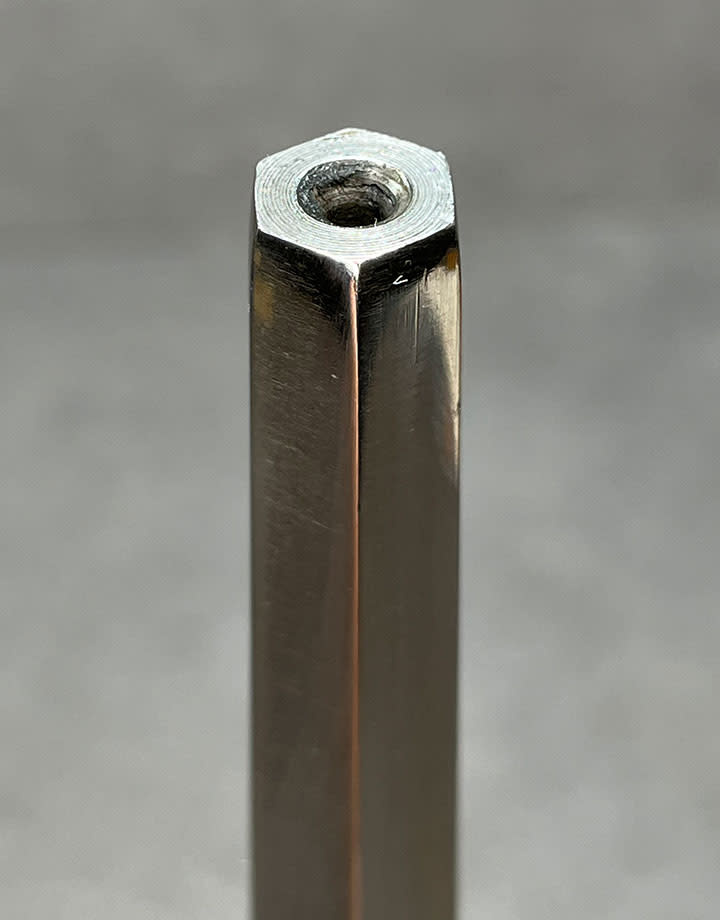 MD233 = Hexagon Steel Forming Mandrel