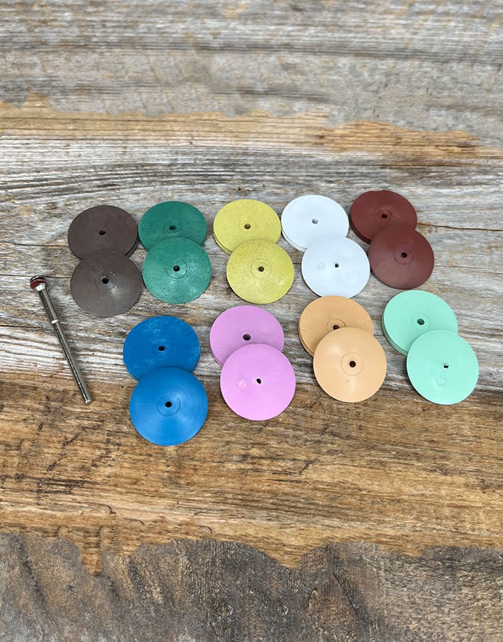 Dedeco ST1440 = Dedeco 7/8" Wheel & Knife-Edge Assortment 19pc Kit