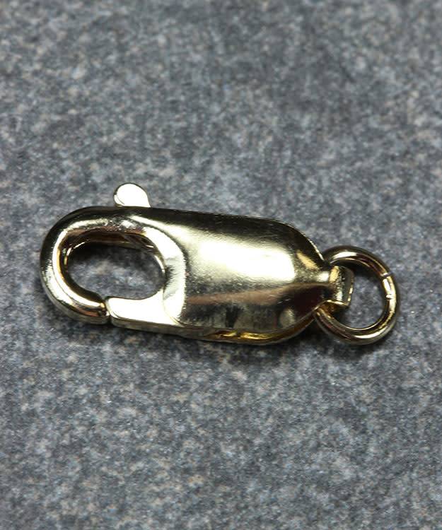 912-25 = Lobster Clasp 4.6 x 13.5mm with Jump Ring 10Ky Gold