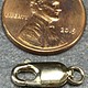 912-25 = Lobster Clasp 5.5 x 14mm with Jump Ring 10Ky Gold