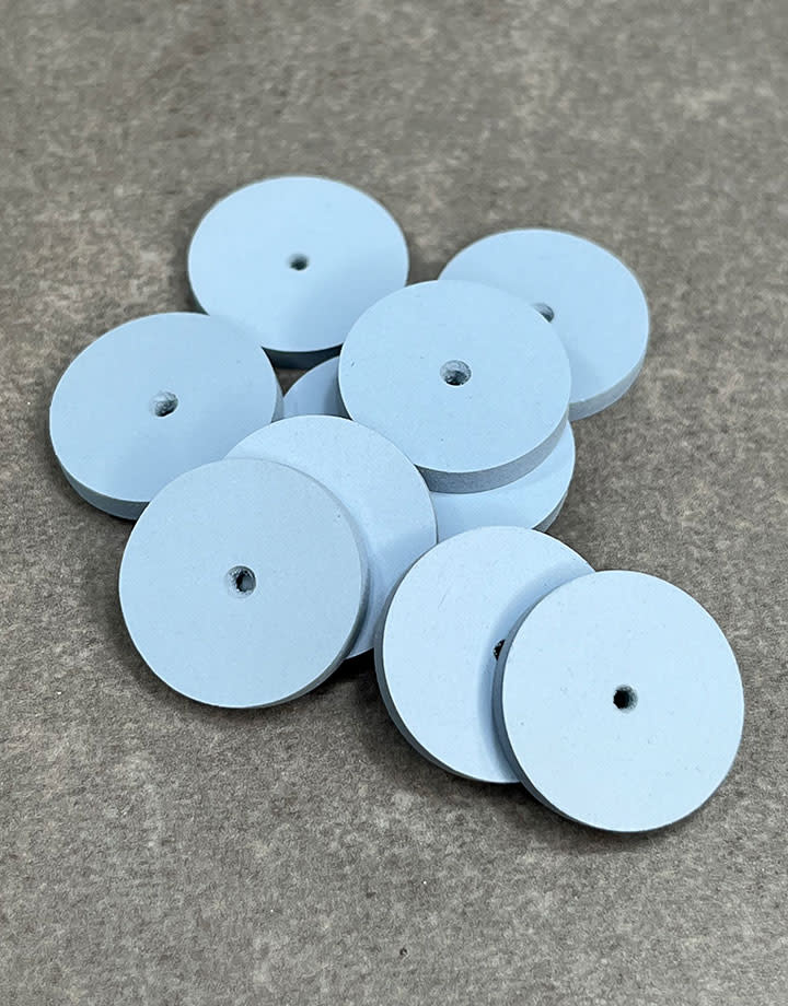 EVE Abrasives ST1364 = EVE Silicon Abrasives FINE/BLUE SQUARE EDGE WHEEL 5/8''(X10)