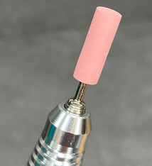 EVE Abrasives ST1384 = EVE Silicon Abrasives EXTRA FINE/PINK CYLINDER 13/16'' (x10)