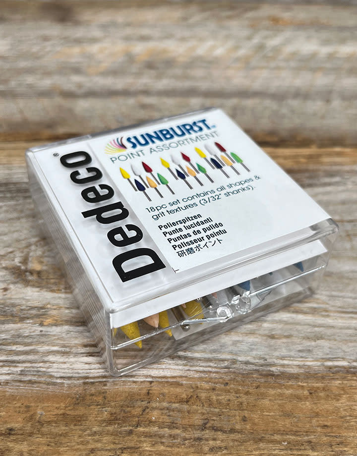 Dedeco ST1400 = Dedeco Aluminum Oxide Polishing Point Assortment 18pc Kit