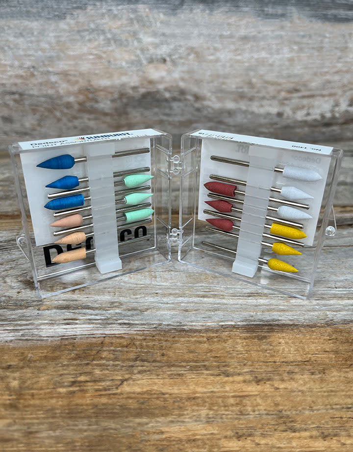 Dedeco ST1400 = Dedeco Aluminum Oxide Polishing Point Assortment 18pc Kit