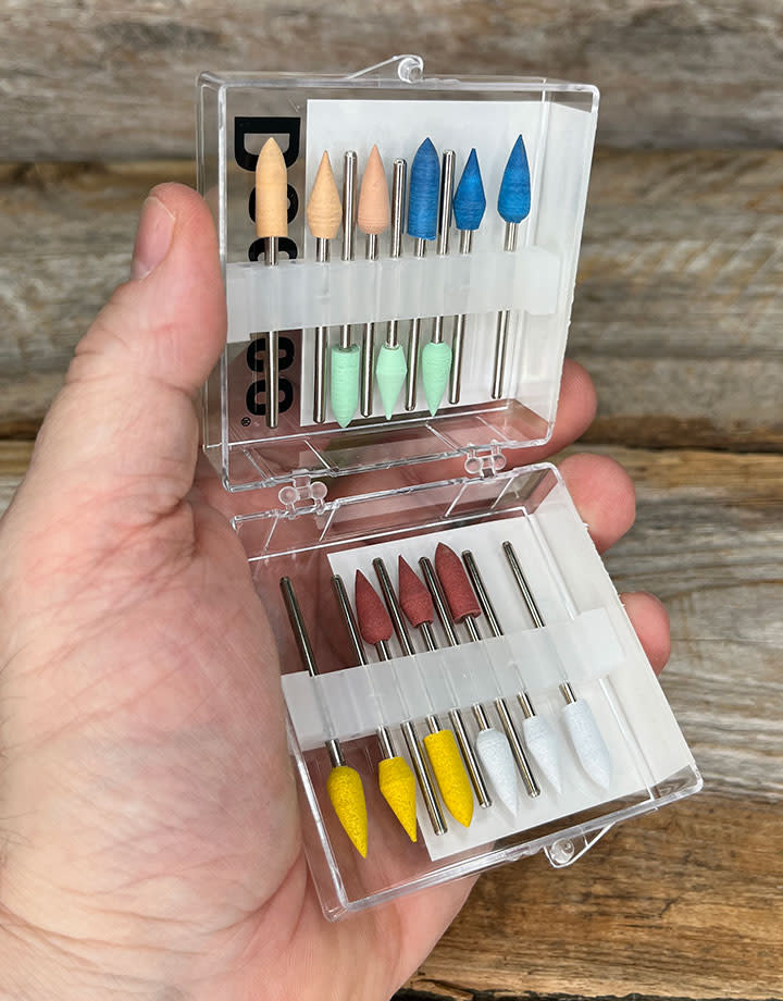 Dedeco ST1400 = Dedeco Aluminum Oxide Polishing Point Assortment 18pc Kit