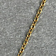 800BR-04 = Brass Diamond Cut Cable Chain 2.0mm wide (FOOT)