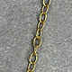 800BR-05 = Brass Oval Cable Chain 5.0mm wide (FOOT)