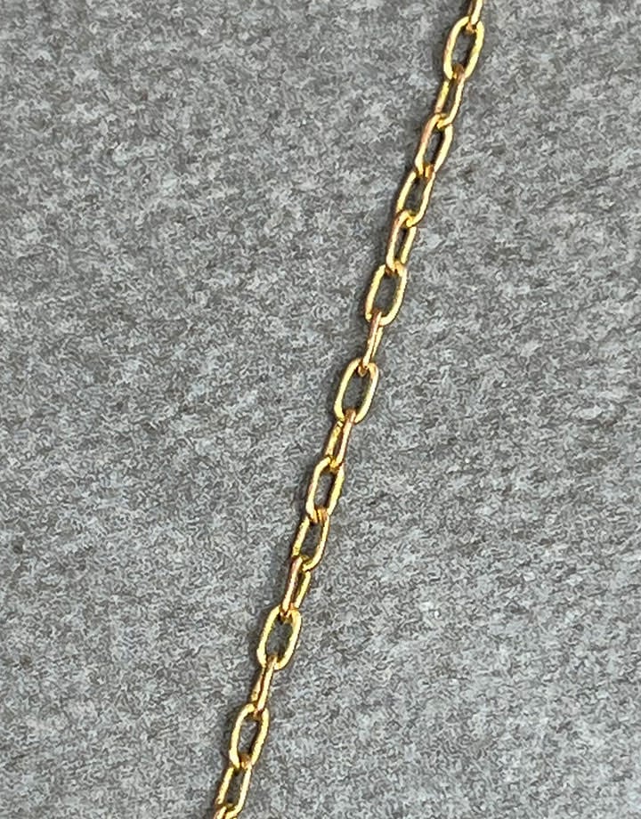 800BR-06 = Brass Cable Chain 1.5mm wide (FOOT)