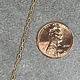 800BR-06 = Brass Cable Chain 1.5mm wide (FOOT)