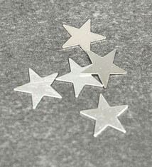 MSS53630 = Sterling Star Stamping 9mm x 30ga (Pkg of 5)