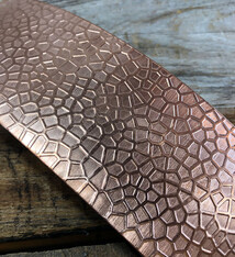 CSP47 = Patterned Copper Sheet ''Lake Bed''' (Choose Gauge)