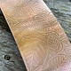 CSP37 = Patterned Copper Sheet ''Leaves'' 2'' x 6'' (Choose Gauge)