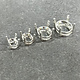 391S = Sterling Oval Pre-Notched Basket Setting