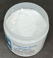 TM504 = Rock Tumbling Media STEP 4: ALUMINUM OXIDE POLISH 10ozs