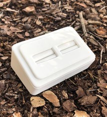 DRG6142 = LEATHERETTE RING BLOCK for 2 RINGS