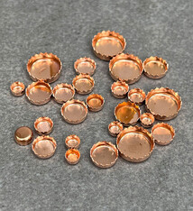 517CU = Copper Serrated Bezel Cup (Pkg/5)