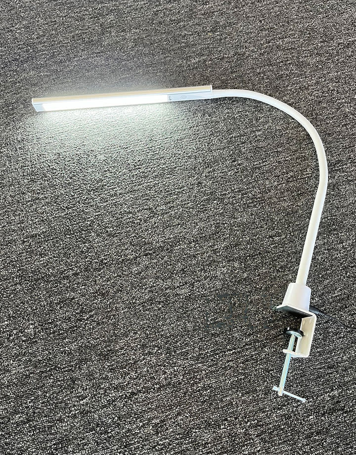 Durston Tools LM1908 = LED Goose Neck Lamp in White