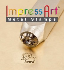 PN6258 = ImpressArt Design Stamp - elephant 6mm