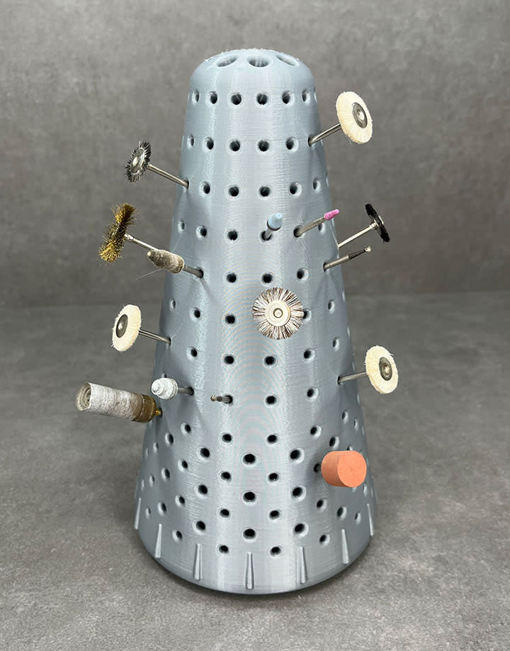 Nashef Designs HO5104 = KÔNOS Jeweler’s Bur/Mini Mandrel Holder