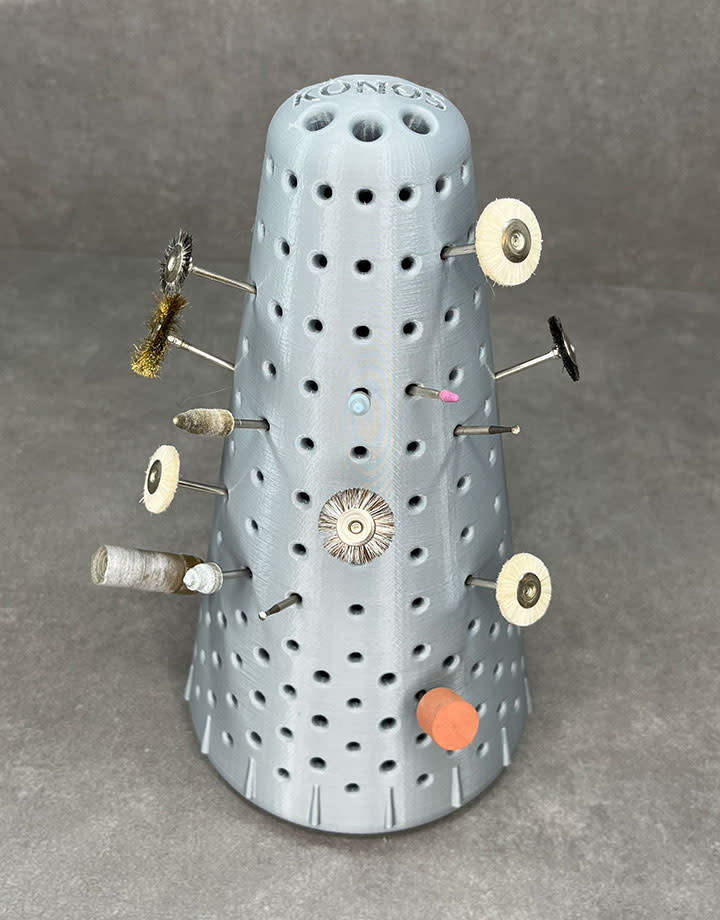 Nashef Designs HO5104 = KÔNOS Jeweler’s Bur/Mini Mandrel Holder