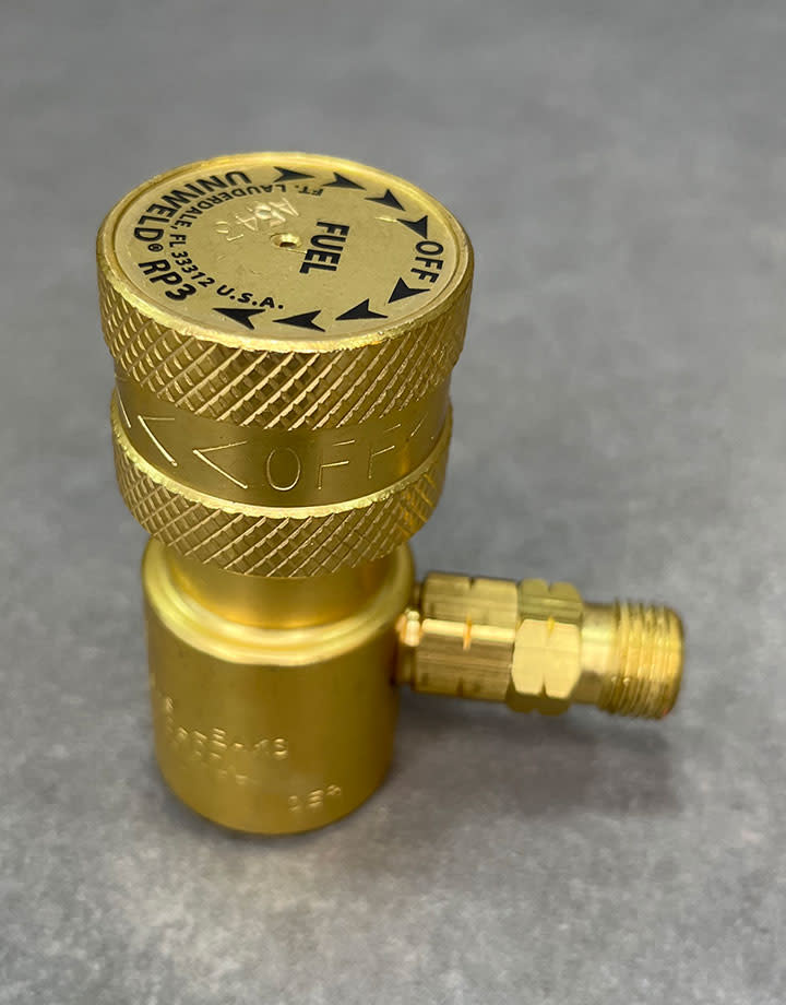 Uniweld BT2109 = Uniweld Propane Regulator for Disposable Tanks