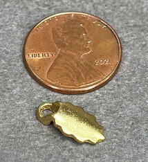 910C-99 = Glue On Bails for Earrings Gold Plated (Pkg of 6)