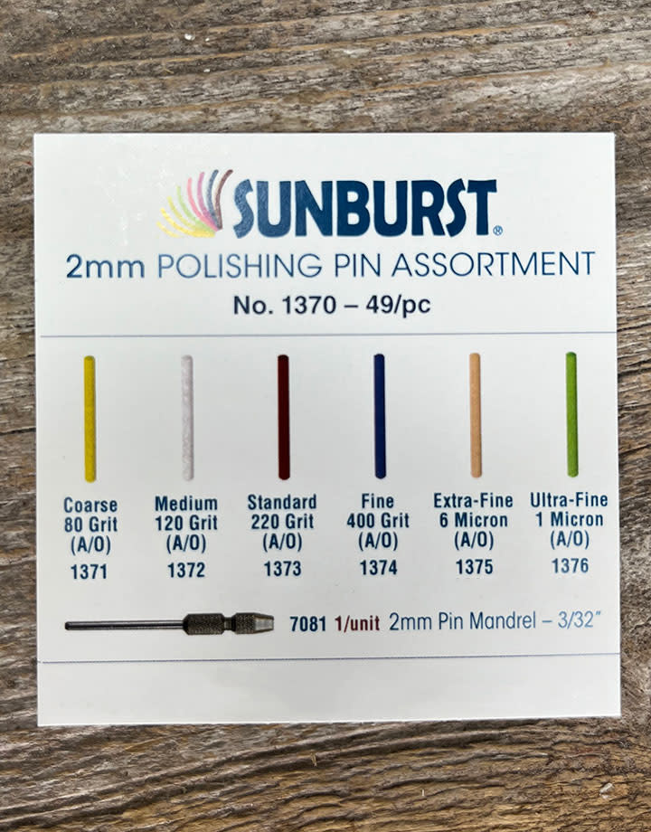 Dedeco ST9409 = Dedeco 2mm Polishing Pin Assortment 49pcs
