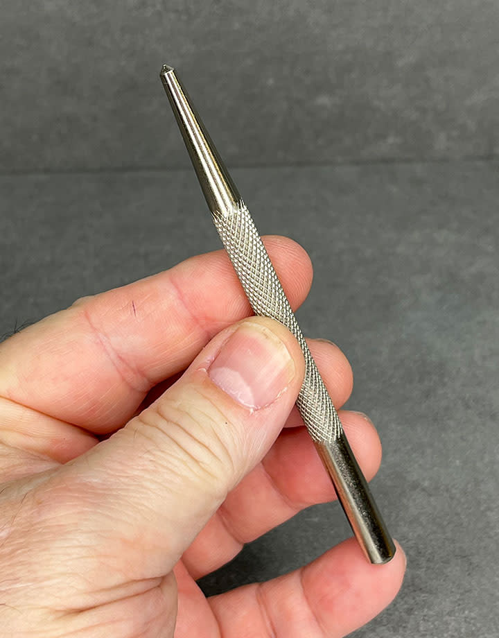 PN214 = Simple Center Punch 4-1/2'' Long