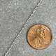 FCable035 = Sterling Flat Cable Chain 1.4mm