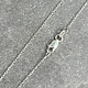 OBcable030 = Sterling 1.1mm Oval Beveled Cable Necklace