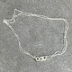 OBcable030 = Sterling 1.1mm Oval Beveled Cable Necklace