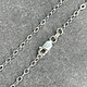 OFcable2.4 = Sterling 2.4mm Oval Flat Cable Necklace