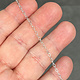 OFcable2.4 = Sterling 2.4mm Oval Flat Cable Necklace