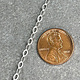 OFcable3.0 = Sterling 3.0mm Oval Flat Cable Necklace