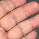 Rolo1.0 = Sterling Rolo Chain 1mm
