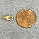 912BR-41 = Brass Oval Trigger Clasp 9.5mm (Pkg of 6)