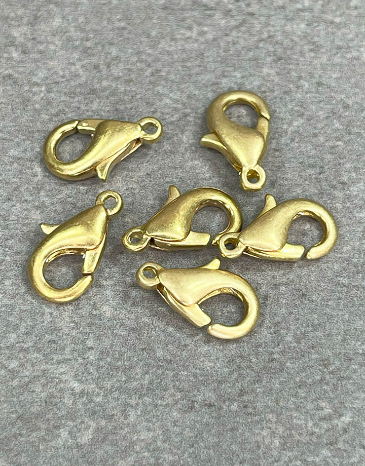 912BR-43 = Brass Oval Trigger Clasp 13mm (Pkg of 6) - FDJ Tool