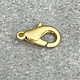 912BR-43 = Brass Oval Trigger Clasp 13mm  (Pkg of 6)