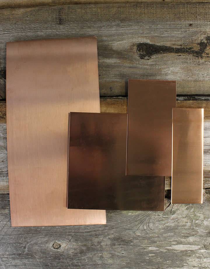 CS26 Copper Sheet 26ga (Choose Size)