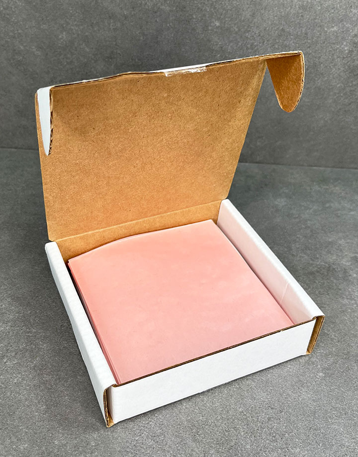 Wax Sheet 4"x4" Soft (Choose Thickness)