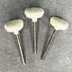 17.12401 = Mounted Felt 5/8'' Inverted Cone 3/32'' Shank (Pkg of 3)